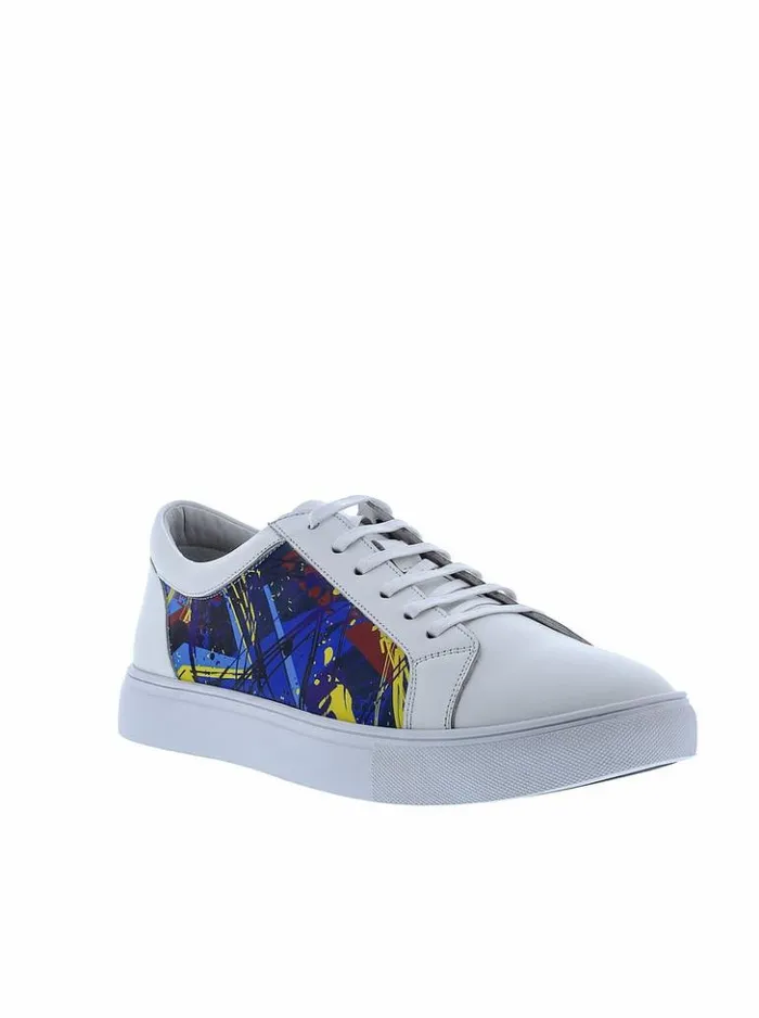 Men Robert Graham Shoes Cascade Sneakers White