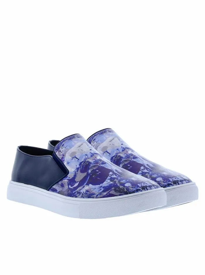 Men Robert Graham Shoes Odyssey Sneakers Navy