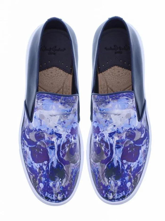Men Robert Graham Shoes Odyssey Sneakers Navy