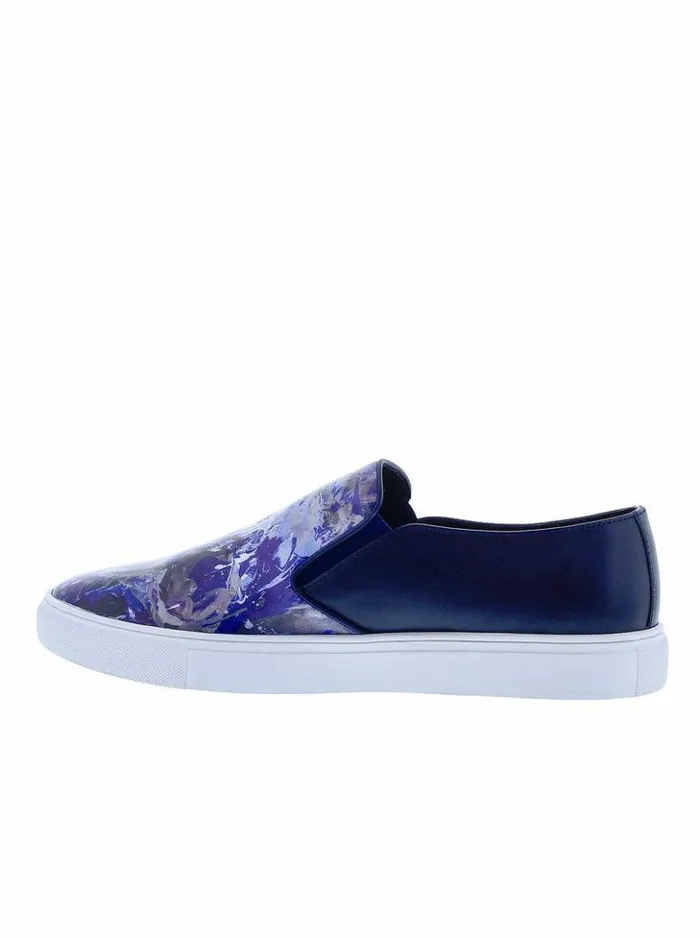 Men Robert Graham Shoes Odyssey Sneakers Navy