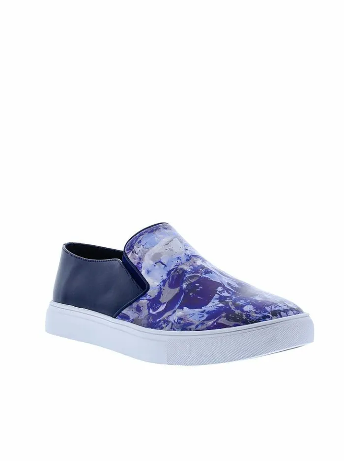 Men Robert Graham Shoes Odyssey Sneakers Navy