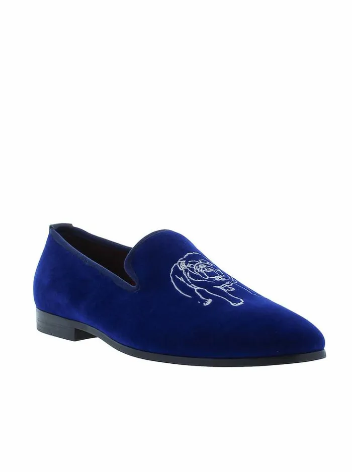 Men Robert Graham Shoes Reisman Smoking Slipper Navy