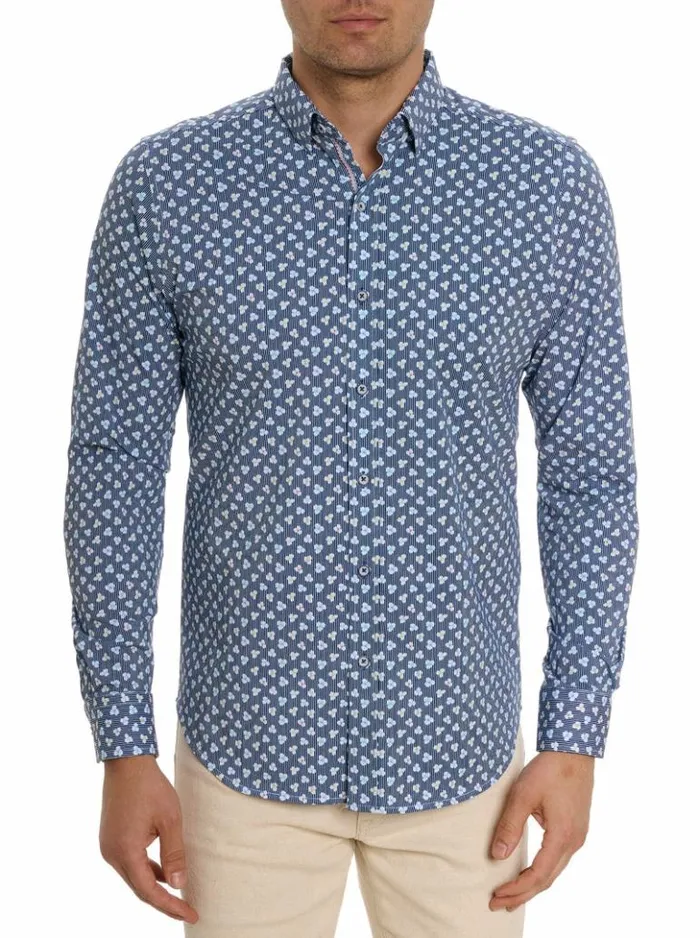Men Robert Graham Sweaters and Knits Senan Long Sleeve Knit Shirt Multi
