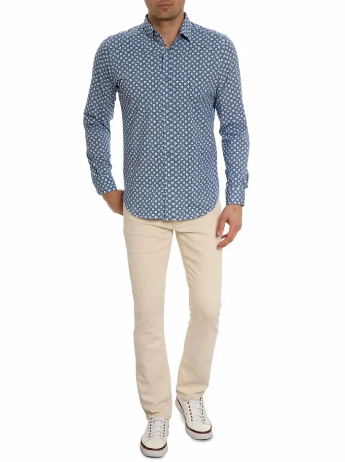 Men Robert Graham Sweaters and Knits Senan Long Sleeve Knit Shirt Multi