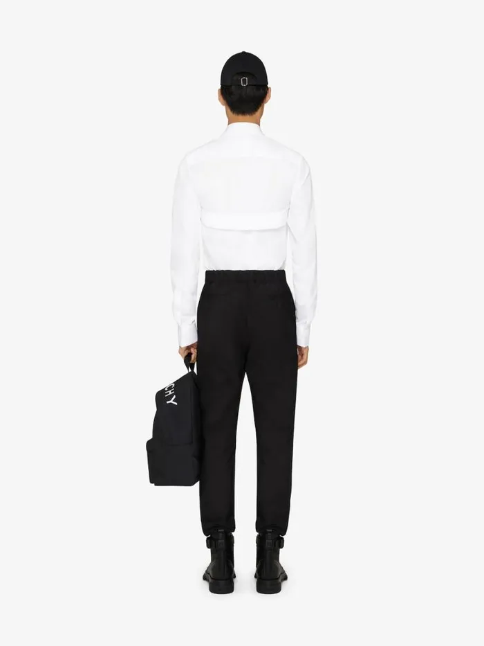 Men Shirts Givenchy Shirt In Poplin With Ulock Harness White