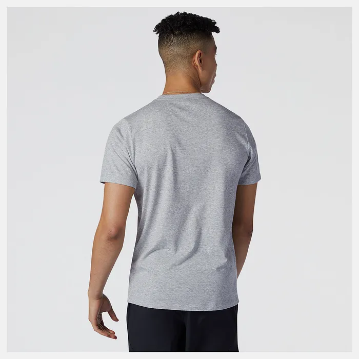 Men Shirts New Balance Heathertech Tee ATHLETIC GREY Men Shirts New Balance Heathertech Tee ATHLETIC GREY