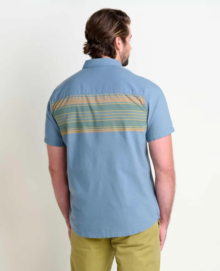 Men Shirts Toad and Co Airscape Short Sleeve Shirt North Shore Stripe