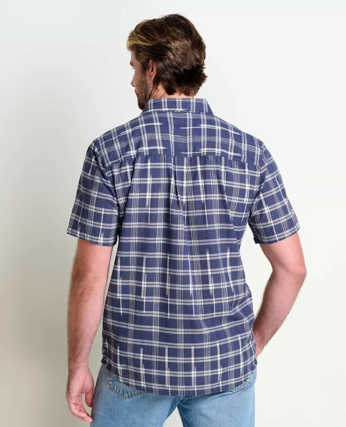 Men Shirts Toad and Co Smythy Short Sleeve Shirt True Navy Ii