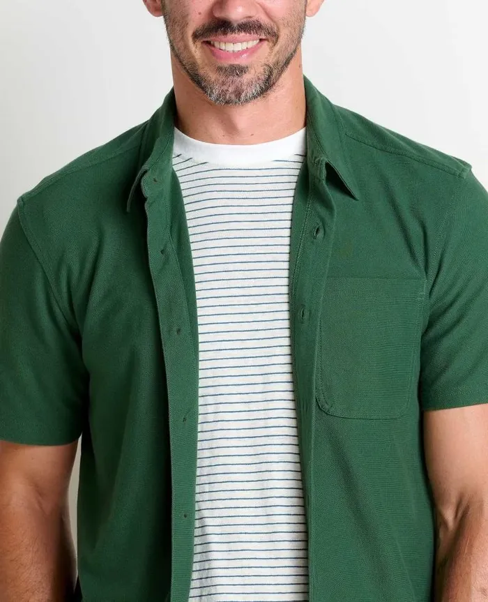 Men Shirts Toad and Co Yerba Short Sleeve Shirt Pasture