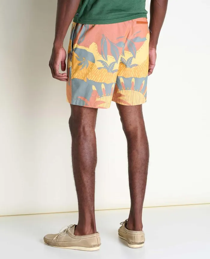 Men Shorts Toad and Co Boundless PullOn Short Umber Scenic Print