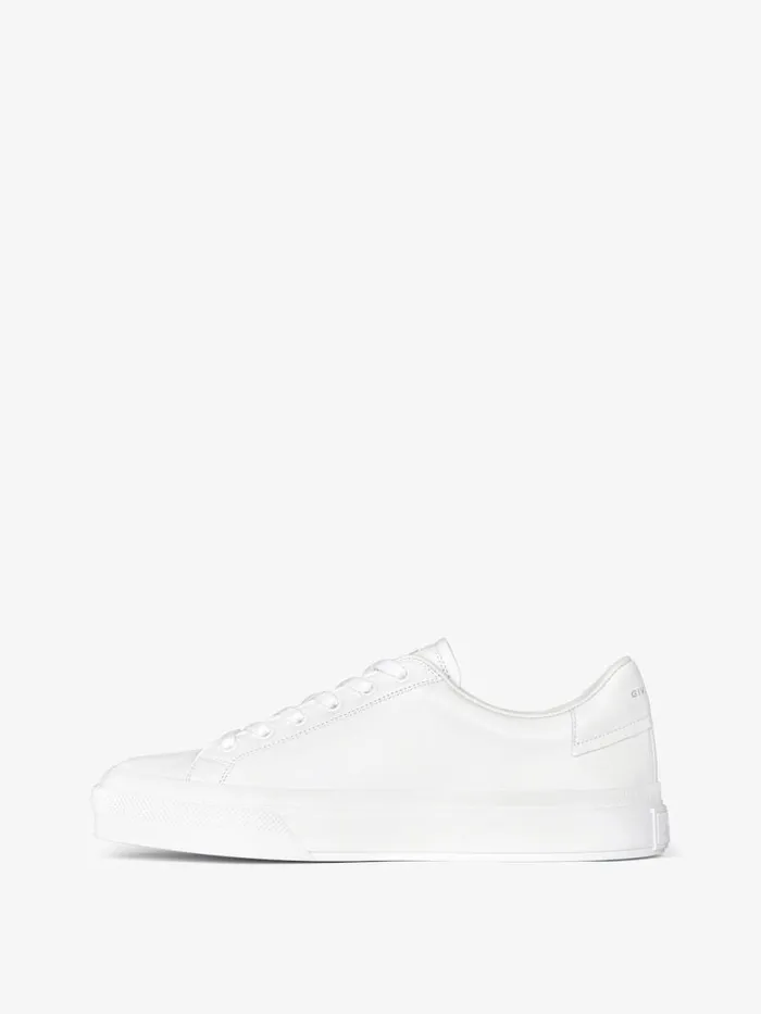 Men Sneakers Givenchy City Sport Sneakers In GIVENCHY Leather White Men Sneakers Givenchy City Sport Sneakers In GIVENCHY Leather White