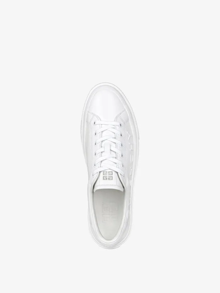 Men Sneakers Givenchy City Sport Sneakers In GIVENCHY Leather White Men Sneakers Givenchy City Sport Sneakers In GIVENCHY Leather White