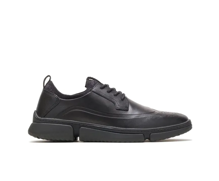 Men Sneakers Hush Puppies Bennet Wingtip Oxford Black Leather
