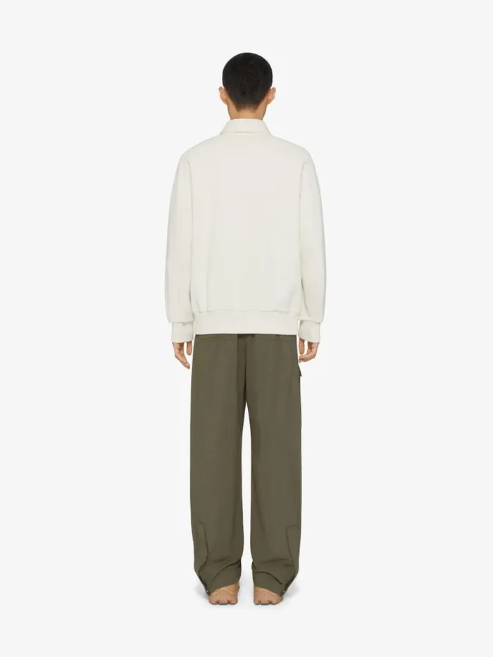 Men TShirts Givenchy GIVENCHY 1952 Polo In Fleece Ivory