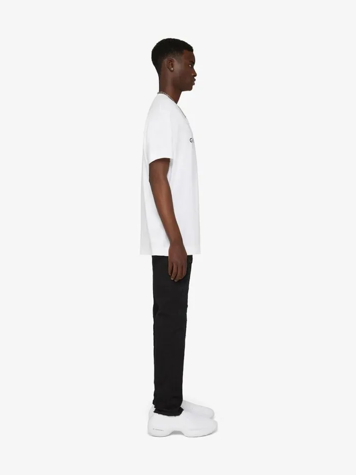Men TShirts Givenchy GIVENCHY Reverse Oversized Tshirt In Cotton White