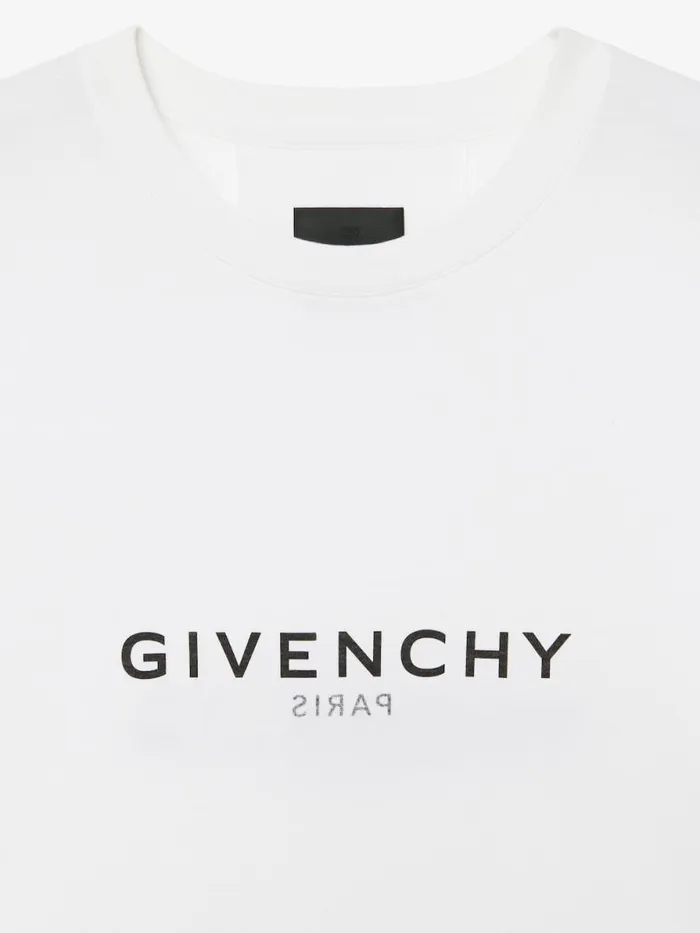 Men TShirts Givenchy GIVENCHY Reverse Oversized Tshirt In Cotton White