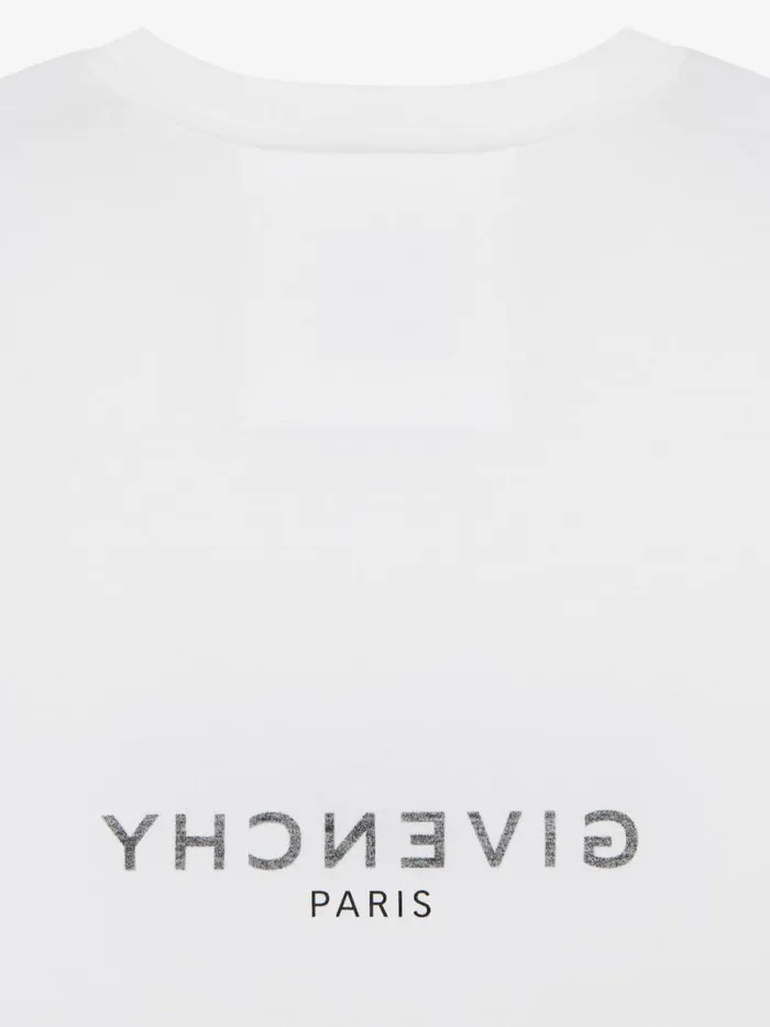 Men TShirts Givenchy GIVENCHY Reverse Oversized Tshirt In Cotton White