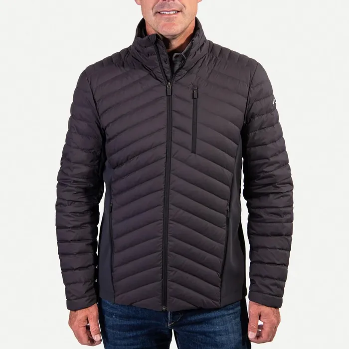 Men Tokyo Travel Coat 8211 3 In 1 Down Coat Deep Space KJUS Jackets and Vests