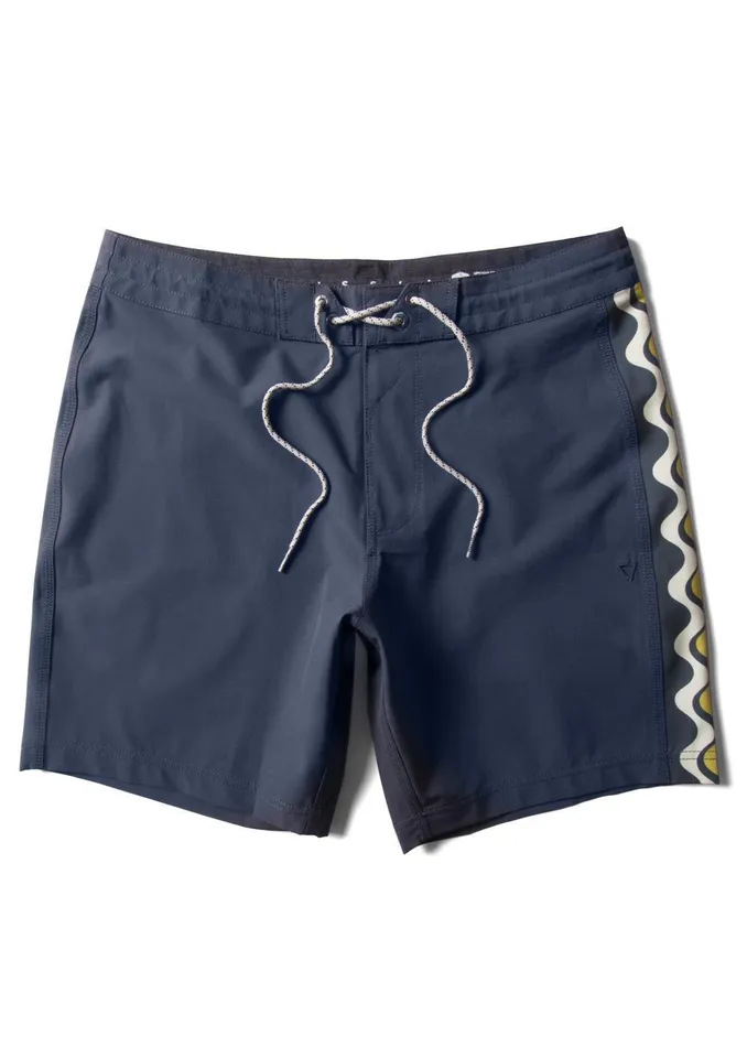Men Vissla Asymm 1758243 Boardshort Dark Denim Boardshorts