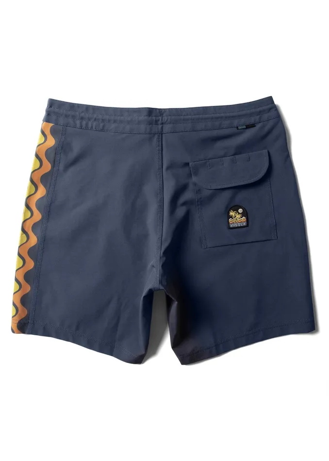 Men Vissla Asymm 1758243 Boardshort Dark Denim Boardshorts