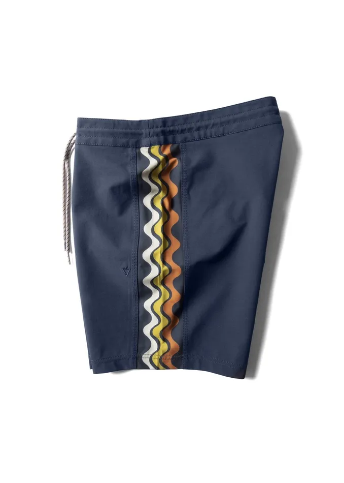 Men Vissla Asymm 1758243 Boardshort Dark Denim Boardshorts