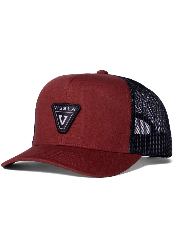 Men Vissla Cascade Eco Trucker Hat Fired Brick Hats