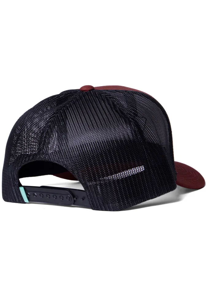 Men Vissla Cascade Eco Trucker Hat Fired Brick Hats Men Vissla Cascade Eco Trucker Hat Fired Brick Hats