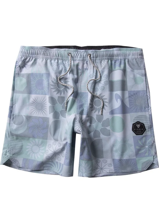 Men Vissla Sun Dialed 1758243 Ecolastic Aqua Boardshorts