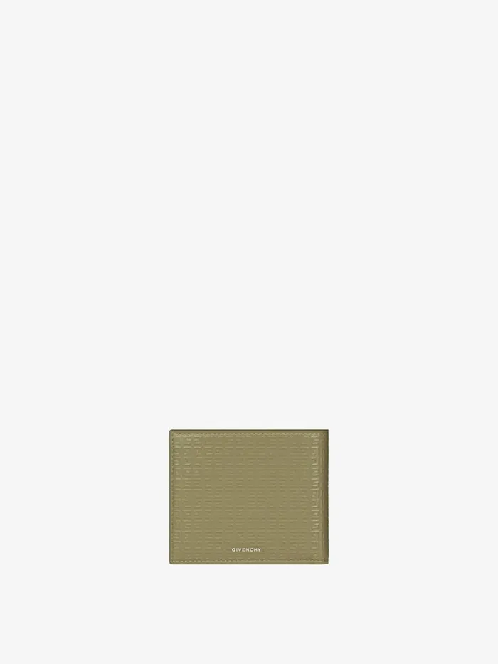 Men Wallets and Card Holders Givenchy GIVENCHY Wallet In 4G Micro Leather Khaki Men Wallets and Card Holders Givenchy GIVENCHY Wallet In 4G Micro Leather Khaki