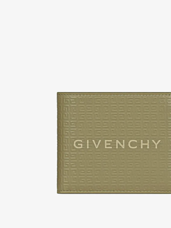 Men Wallets and Card Holders Givenchy GIVENCHY Wallet In 4G Micro Leather Khaki Men Wallets and Card Holders Givenchy GIVENCHY Wallet In 4G Micro Leather Khaki