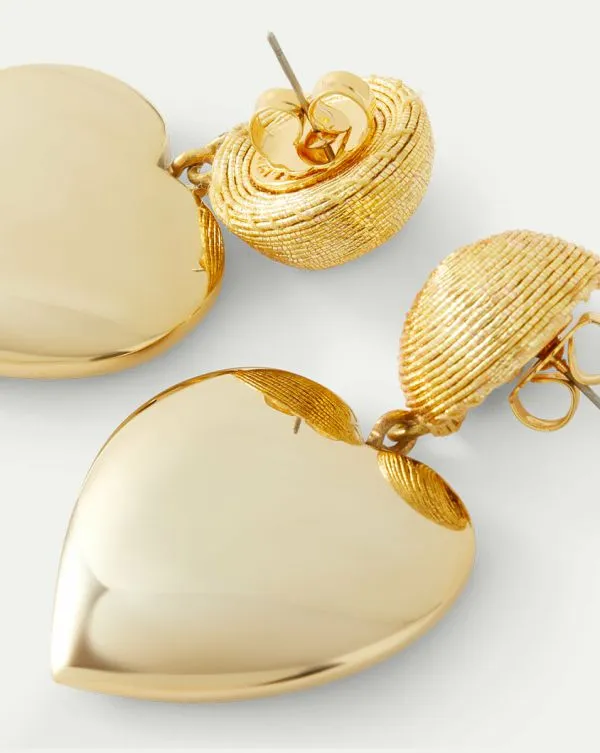 Mini Cora Earrings Post Backing Gold Women Veronica Beard Accessories