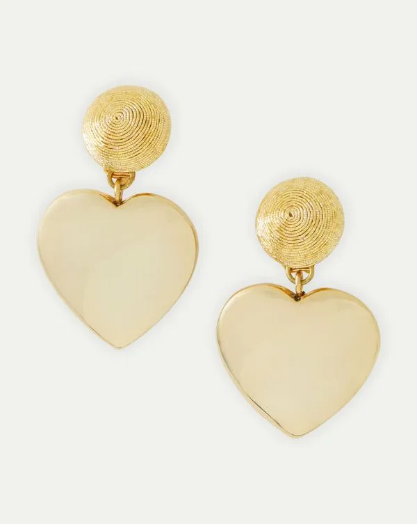 Mini Cora Earrings Post Backing Gold Women Veronica Beard Accessories Mini Cora Earrings Post Backing Gold Women Veronica Beard Accessories