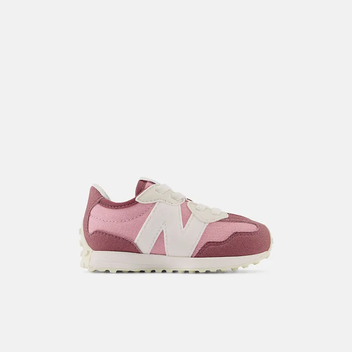 New Balance 327 Bungee Lace Washed Burgundy with Hazy Rose Kids Size 0 8211 10 New Balance 327 Bungee Lace Washed Burgundy with Hazy Rose Kids Size 0 8211 10