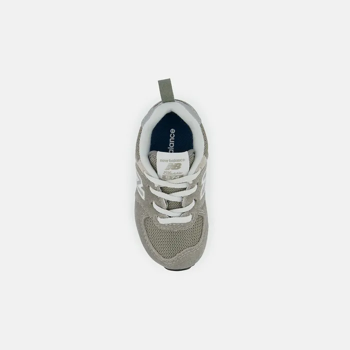 New Balance 574 Core Bungee Grey with White Kids Size 0 8211 10 New Balance 574 Core Bungee Grey with White Kids Size 0 8211 10