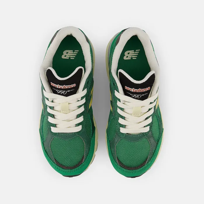 New Balance 990v3 Varsity Green with Team Forest Green Kids Size 105 8211 3
