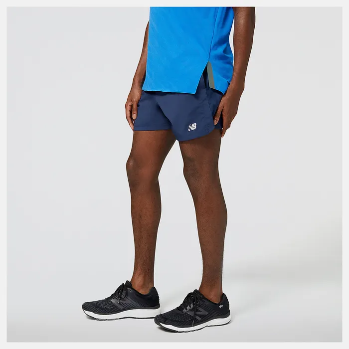 New Balance Accelerate 5 Inch Short NATURAL INDIGO Men Shorts New Balance Accelerate 5 Inch Short NATURAL INDIGO Men Shorts