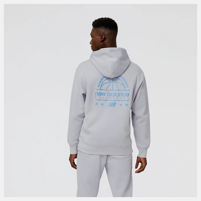 New Balance Hoops Hoodie ALUMINUM Men Hoodies and Sweatshirts New Balance Hoops Hoodie ALUMINUM Men Hoodies and Sweatshirts