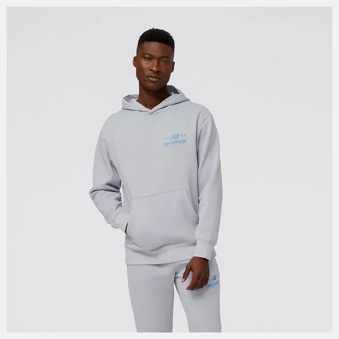 New Balance Hoops Hoodie ALUMINUM Men Hoodies and Sweatshirts New Balance Hoops Hoodie ALUMINUM Men Hoodies and Sweatshirts