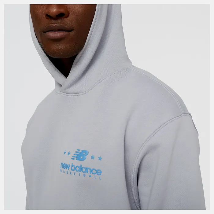 New Balance Hoops Hoodie ALUMINUM Men Hoodies and Sweatshirts New Balance Hoops Hoodie ALUMINUM Men Hoodies and Sweatshirts