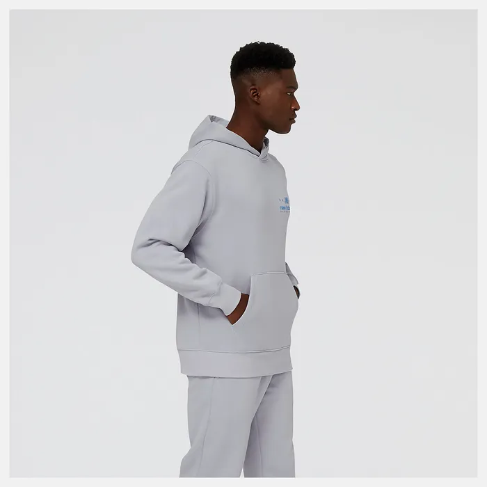 New Balance Hoops Hoodie ALUMINUM Men Hoodies and Sweatshirts New Balance Hoops Hoodie ALUMINUM Men Hoodies and Sweatshirts
