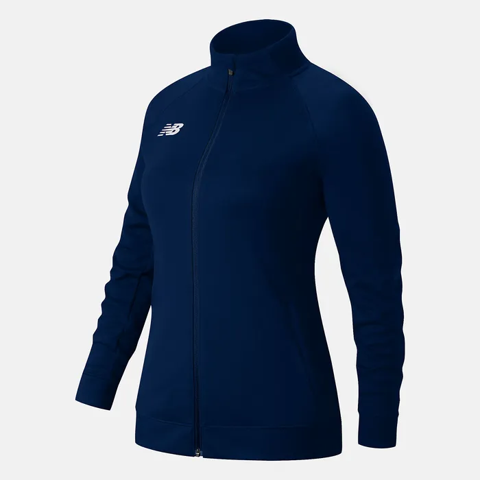 New Balance Jackets and Vests Women Knit Training Jacket TEAM NAVY