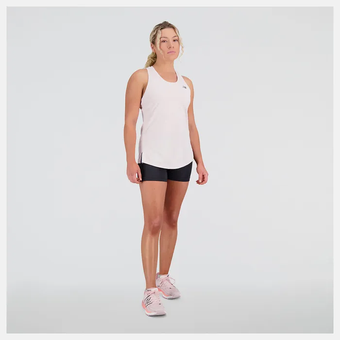 New Balance Shirts Women Q Speed Jacquard Tank STONE PINK New Balance Shirts Women Q Speed Jacquard Tank STONE PINK