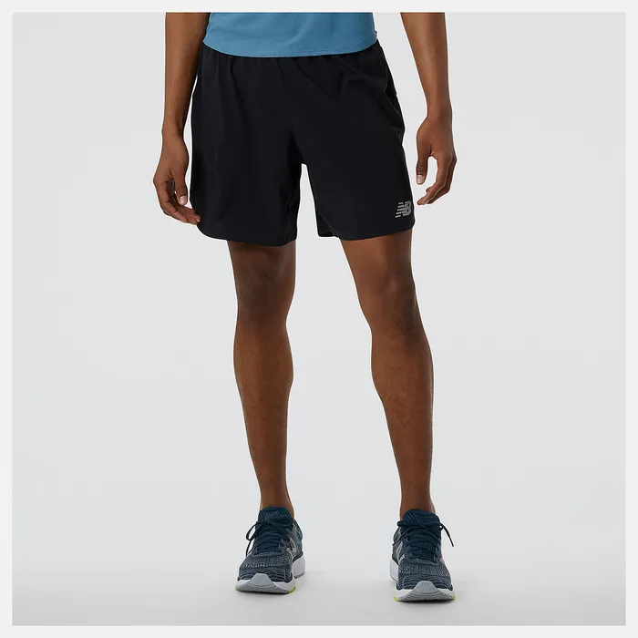 New Balance Shorts Men Impact Run 7 Inch Short BLACK