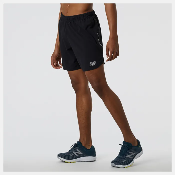 New Balance Shorts Men Impact Run 7 Inch Short BLACK