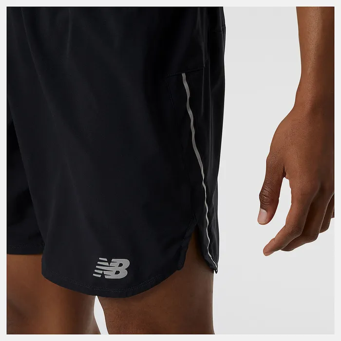 New Balance Shorts Men Impact Run 7 Inch Short BLACK