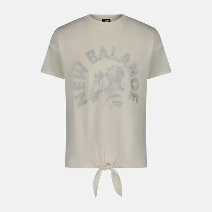 New Balance Tops Kids NB Essential Tie Front Tee SEA SALT