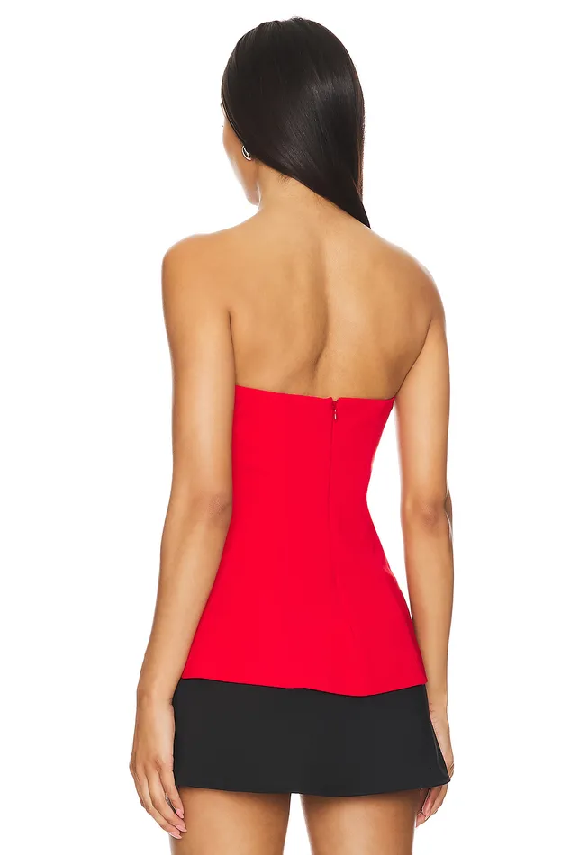 Noah Top Cherry Red Women Lovers and Friends Tops Noah Top Cherry Red Women Lovers and Friends Tops