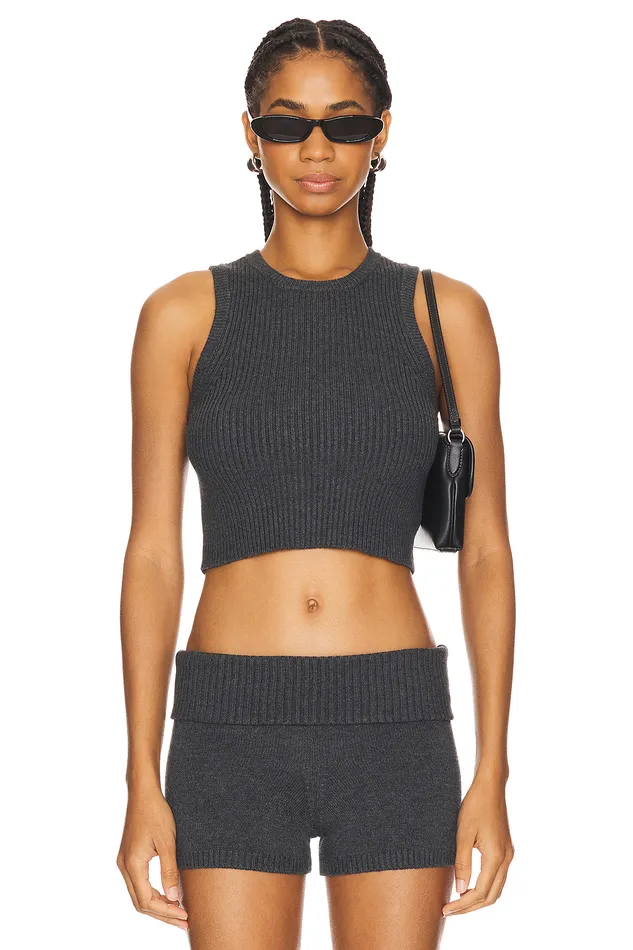 Ofelia Tank Grey Women Lovers and Friends Tops