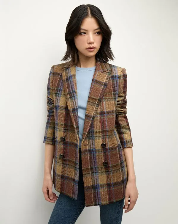 Oria Wool Dickey Jacket Russet Multi Women Veronica Beard Jackets and Outerwear Oria Wool Dickey Jacket Russet Multi Women Veronica Beard Jackets and Outerwear
