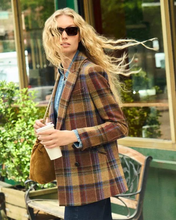 Oria Wool Dickey Jacket Russet Multi Women Veronica Beard Jackets and Outerwear Oria Wool Dickey Jacket Russet Multi Women Veronica Beard Jackets and Outerwear